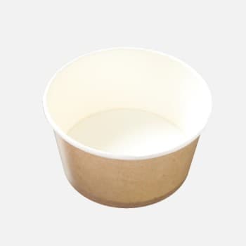 【紙製フードカップ】KM140-850 本体 茶