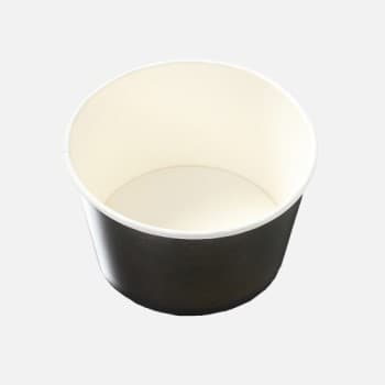 【紙製フードカップ】KM140-850 本体 黒