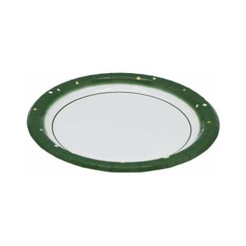 水玉柄デザインペーパープレート(中)