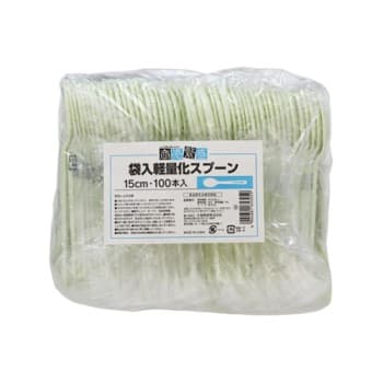商売繁盛 袋入軽量化スプーン15cm 100本