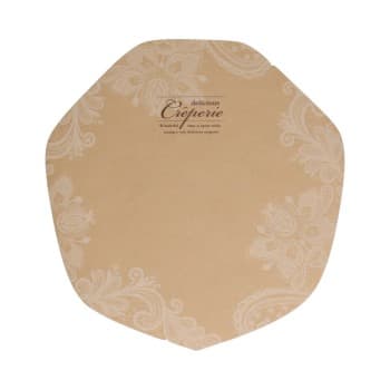 ラミクラフトクレープ紙 変形 レース柄