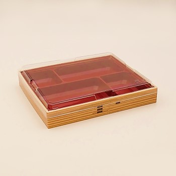 折箱容器 WU-27-1 わっぱ 透明蓋セット 20枚