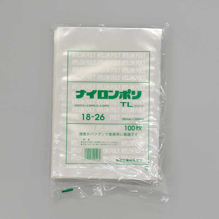 定番から日本未入荷 福助工業 ナイロンポリ TLタイプ規格袋 18-26 2000枚 巾180×長さ260mm