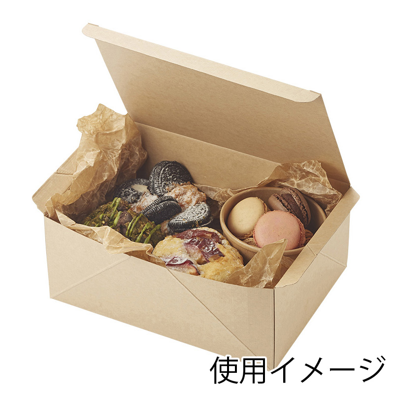 ネオクラフト ケーキBOX L100枚(20枚×5)｜foodware+