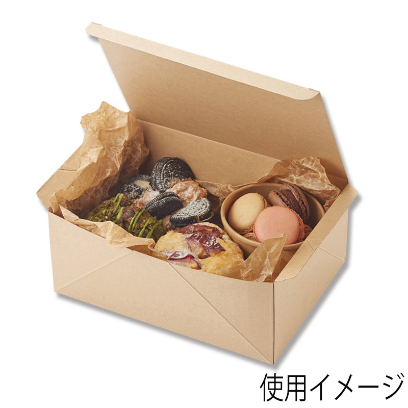 ネオクラフト ケーキBOX L100枚(20枚×5)｜foodware+