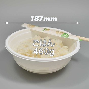 低発泡どんぶり　BF-363丼大　白本体